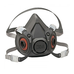 3M Large Half Facepiece Reusable Respirator 6300