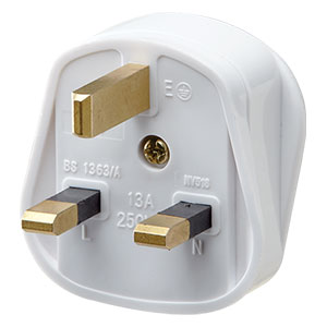 RR 13A 3 Pins Fused Rewireable Plugtop with Screw Type Cord Drip W9005